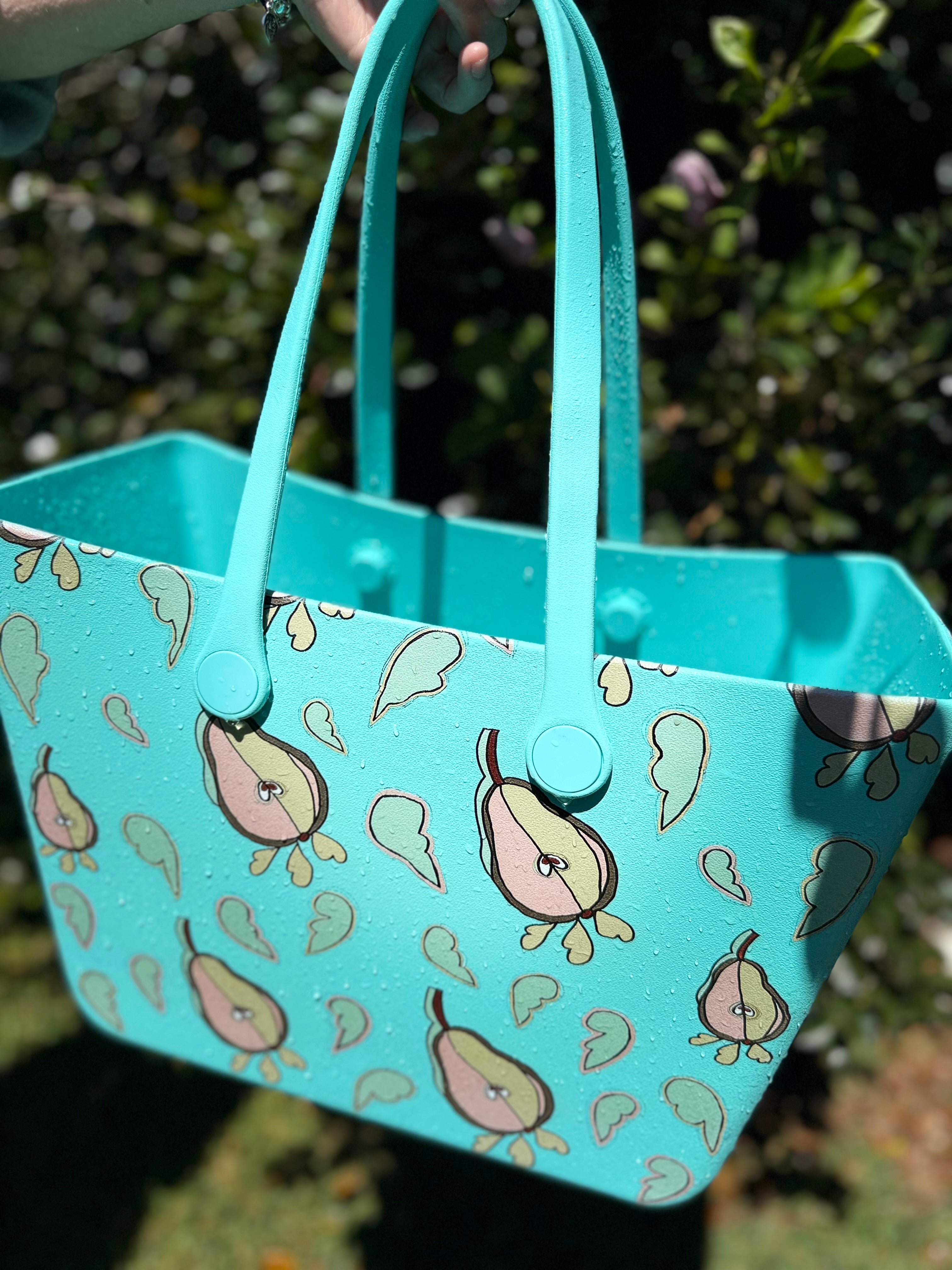 MY ART ON BAGS: Paisley Pear