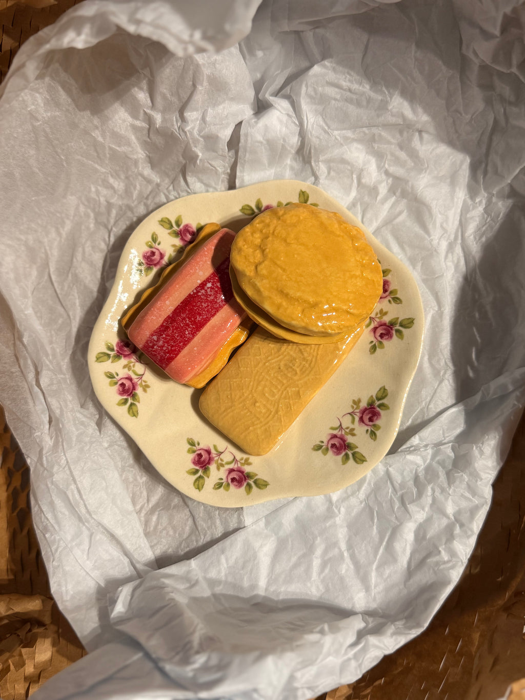 Mini Ceramic Sculpture - Rose Lullaby