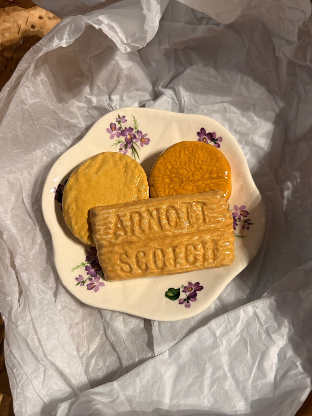 Mini Ceramic Sculpture - Violet Dreams