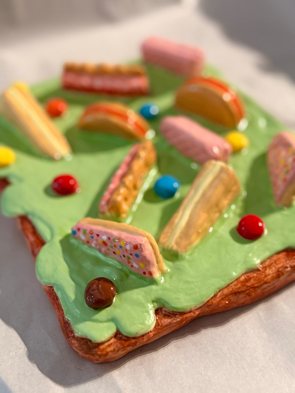 Large Cake Slice “Mint Arnotts Bickies”