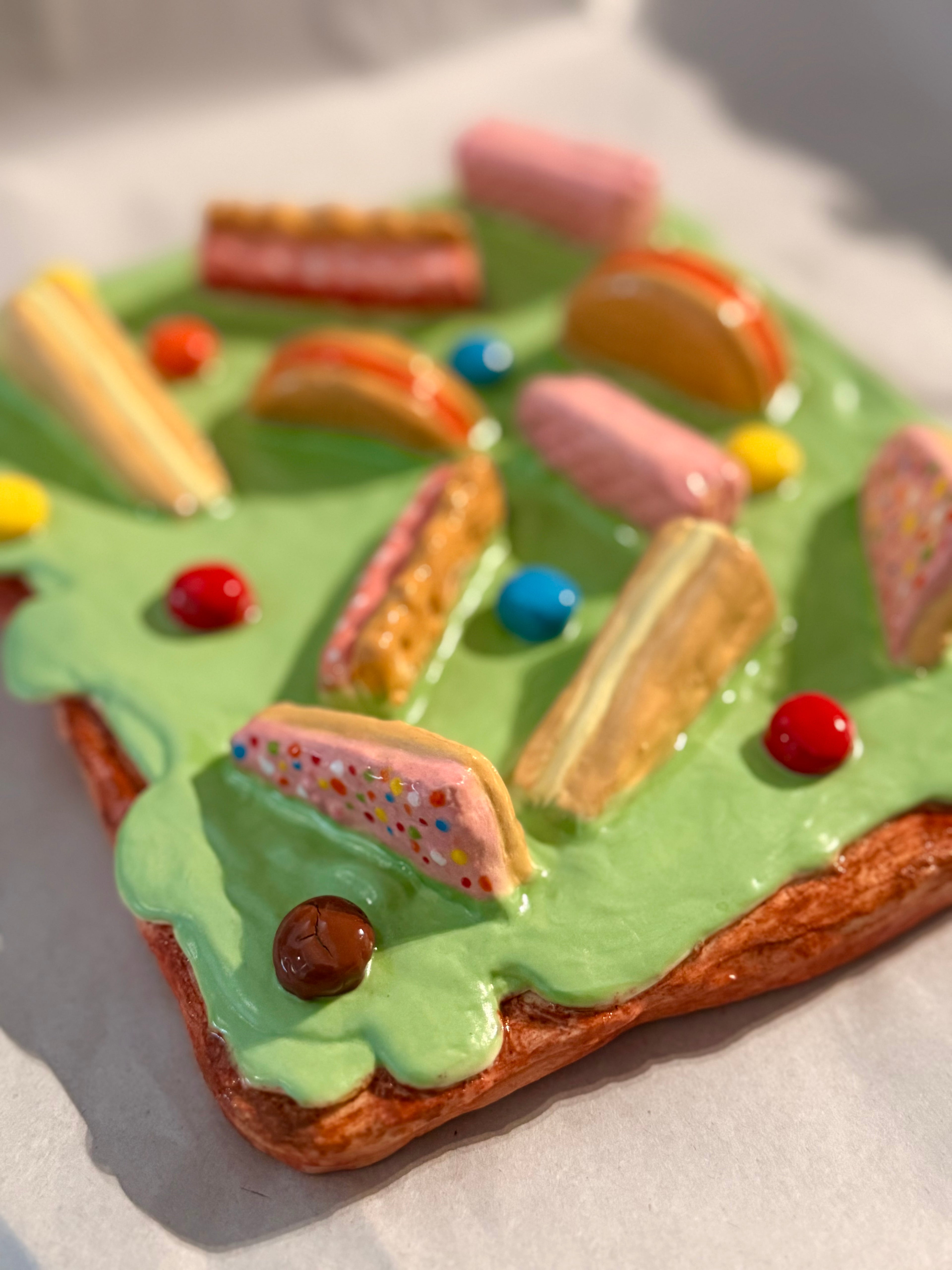 Large Cake Slice “Mint Arnotts Bickies”
