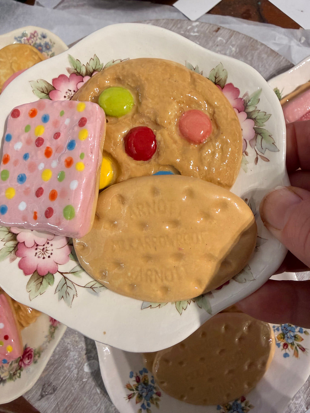 Mini Ceramic Plate - Tea Party