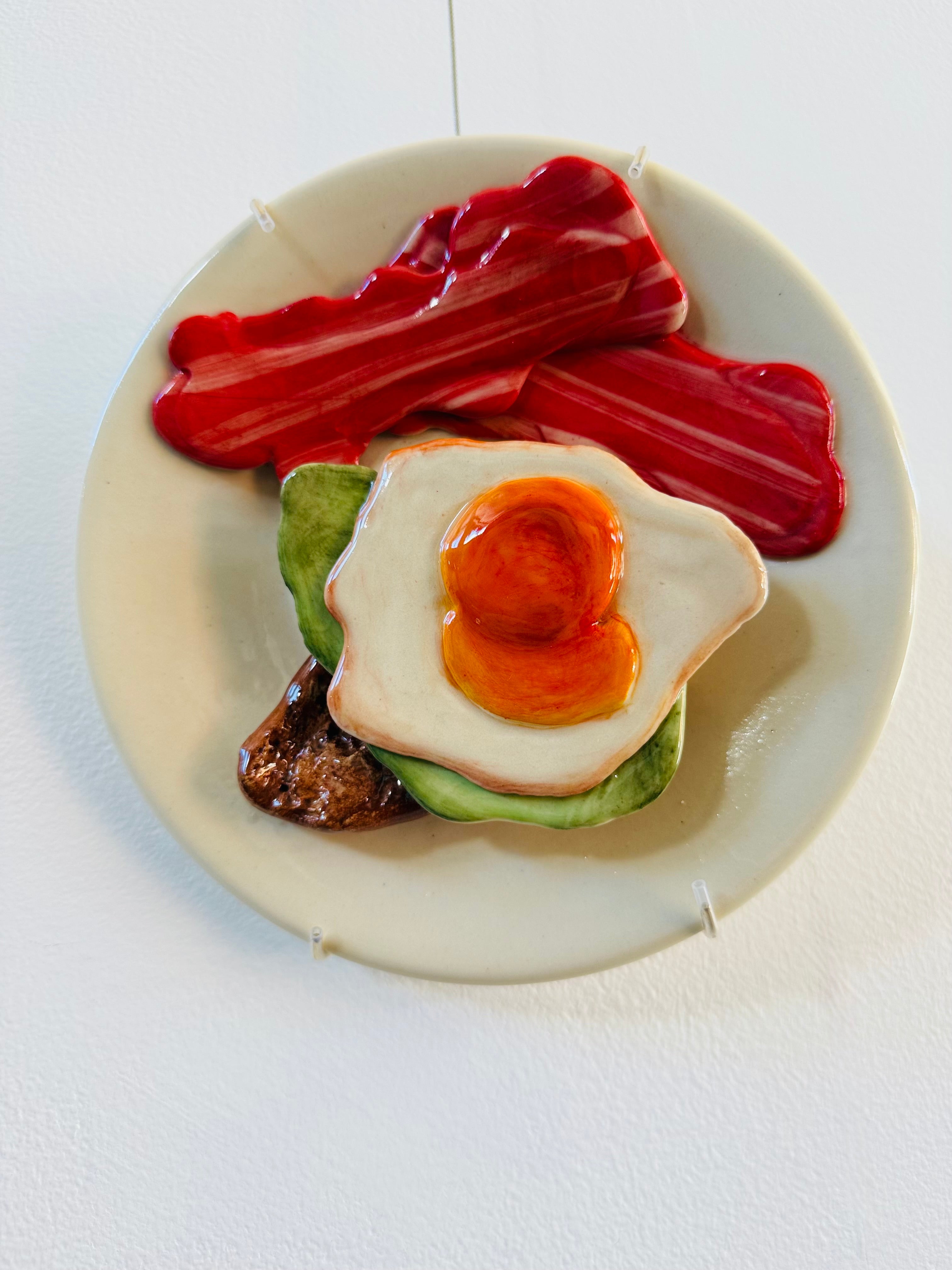 Ceramic Sculpture: SunnySide “Double Yolked”